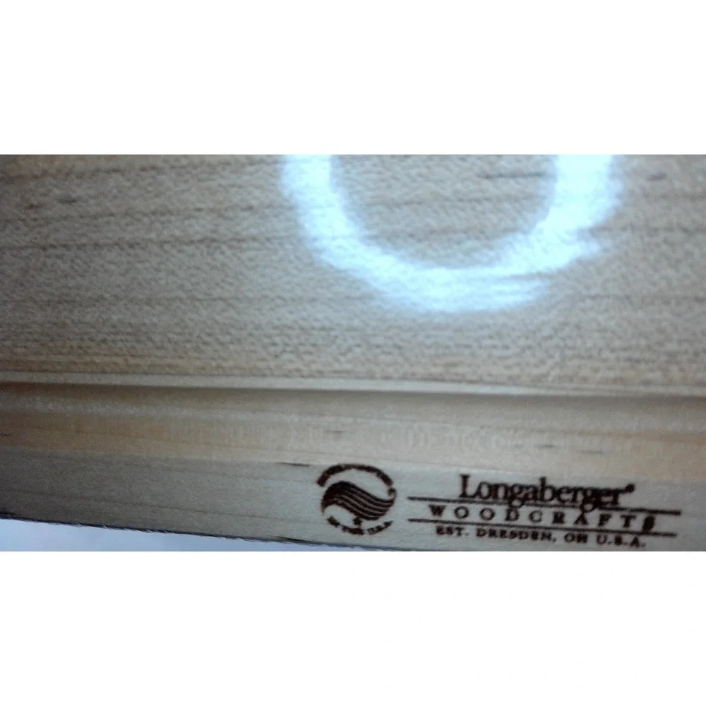 Longaberger American Valor U.S. Army Strong Woodcrafts Maple Cutting Board - NEW